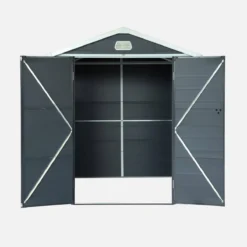 sweeek Casetta da giardino in plastica, struttura in alluminio, 3.65m²