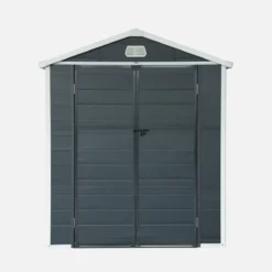 sweeek Casetta da giardino in plastica, struttura in alluminio, 3.65m²