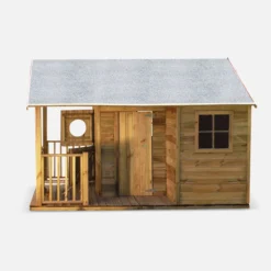 sweeek Casetta per bambini in legno di pino, 4.5m²