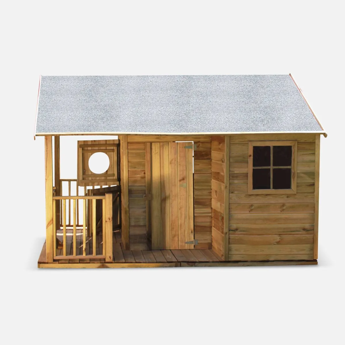 sweeek Casetta per bambini in legno di pino, 4.5m²