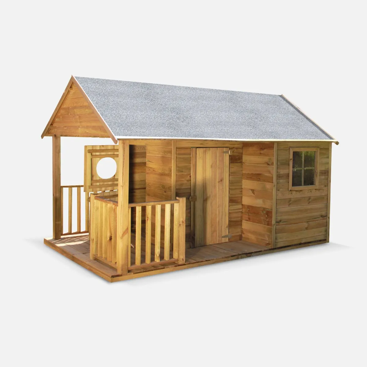 sweeek Casetta per bambini in legno di pino, 4.5m²