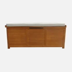 sweeek Cassapanca da giardino in legno con maniglie, 200L