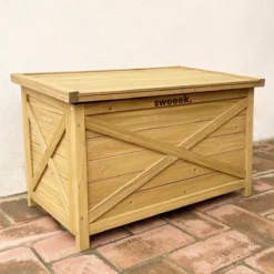sweeek Cassapanca in legno di abete 80cm