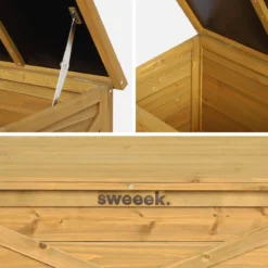 sweeek Cassapanca in legno di abete 80cm