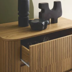 sweeek Cassettiera decorata con righe 3 cassetti