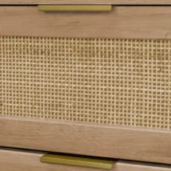 sweeek Cassettiera decorata legno con 4 cassetti