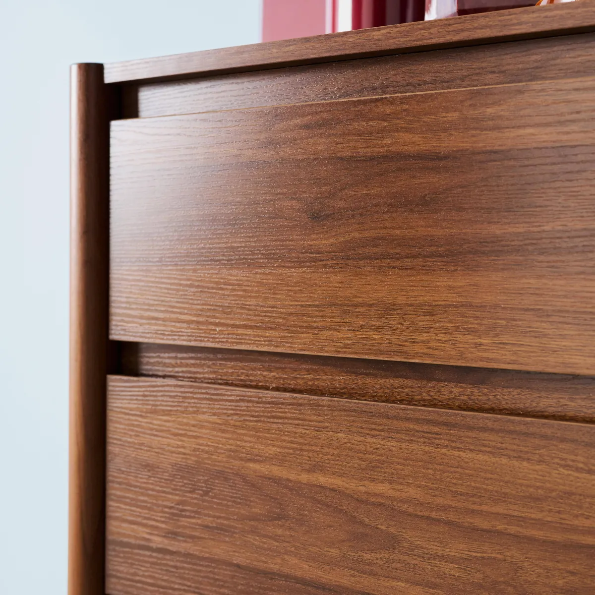sweeek Cassettiera decorativa in legno 4 cassetti