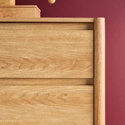 Cassettiera decorativa in legno 4 cassetti