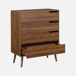 sweeek Cassettiera effetto legno, 4 cassetti