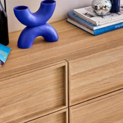 sweeek Cassettiera effetto legno 6 cassetti