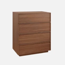 sweeek Cassettiera effetto legno 4 cassetti