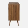sweeek Cassettiera effetto legno di noce, 3 cassetti
