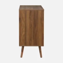 sweeek Cassettiera effetto legno di noce, 3 cassetti