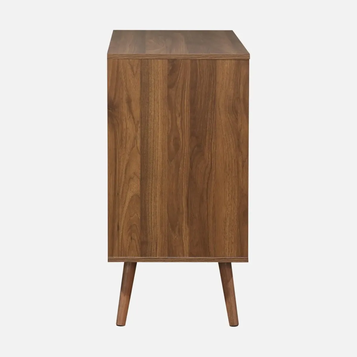 sweeek Cassettiera effetto legno di noce, 3 cassetti