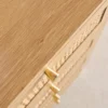 sweeek Cassettiera in legno e canna con 4 cassetti