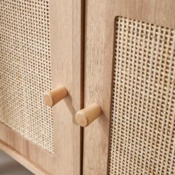 sweeek Cassettiera per bambini a 4 ante effetto legno