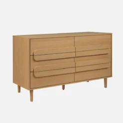sweeek Cassettiera vintage effetto legno 6 cassetti