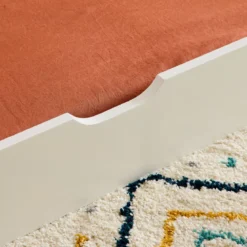 Cassetto letto per bambini Roya in legno di pino naturale