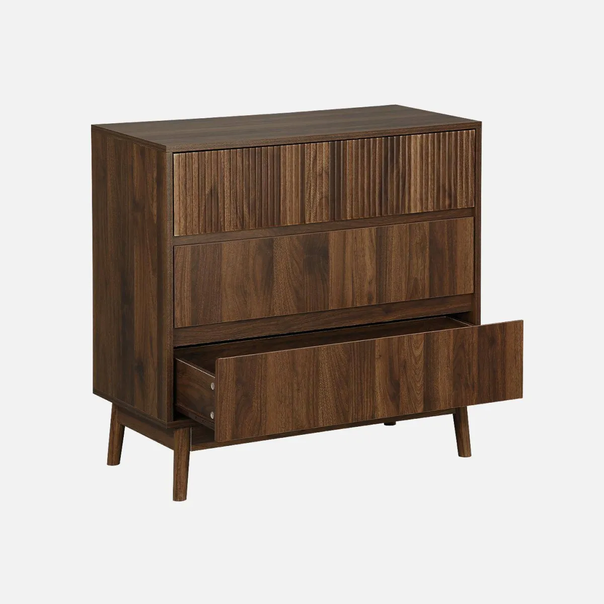 sweeek Cassettone effetto legno, 3 cassetti
