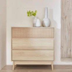 Cassettone effetto legno, 3 cassetti