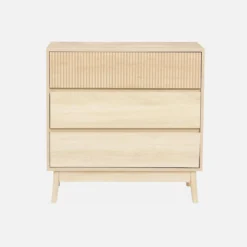 Cassettone effetto legno, 3 cassetti