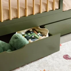 sweeek Cassettone letto per bambini Roya in legno di pino, set da 2