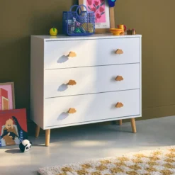 sweeek Cassettone per bambini, 3 cassetti