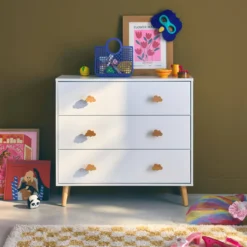 sweeek Cassettone per bambini, 3 cassetti