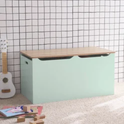 sweeek Cassettone per giochi effetto legno bianco