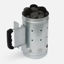 sweeek Ciminiera di accensione per barbecue a carbonella in acciaio galvanizzato