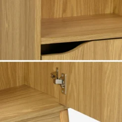 sweeek Colonna di stoccaggio per bagno vintage, 3 ripiani