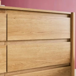sweeek Comò decorazione legno 6 cassetti