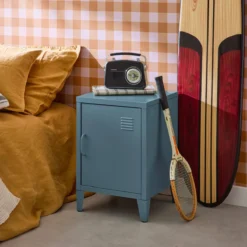 sweeek Comodino industriale per bambini, 1 anta