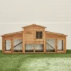 sweeek Conigliera in legno per 4 conigli