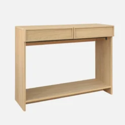 sweeek Console effet legno 2 cassetti e ripiano, 100cm
