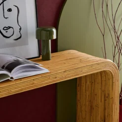 sweeek Console in rattan naturale, 110cm