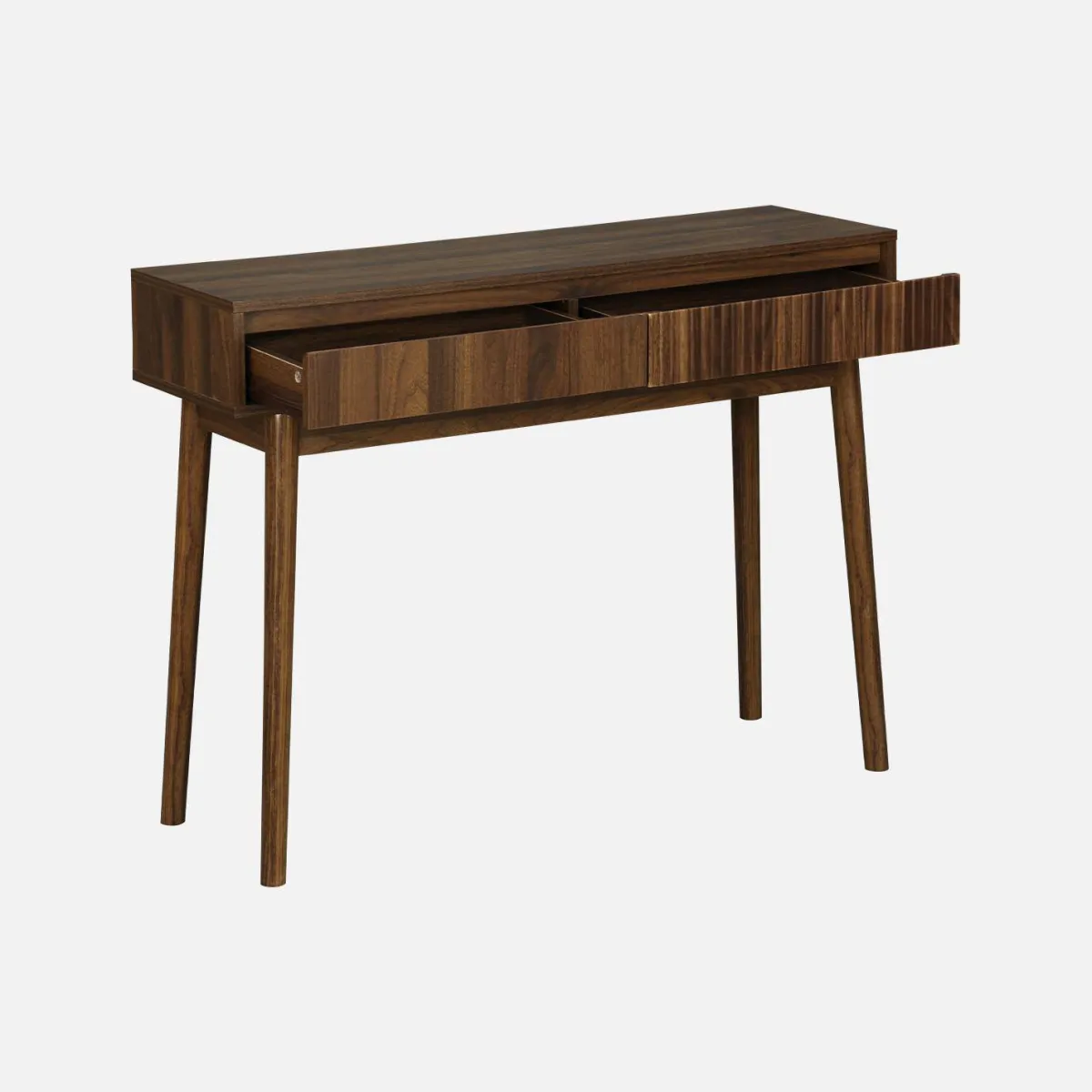 sweeek Consolle effetto legno 2 cassetti, 100cm