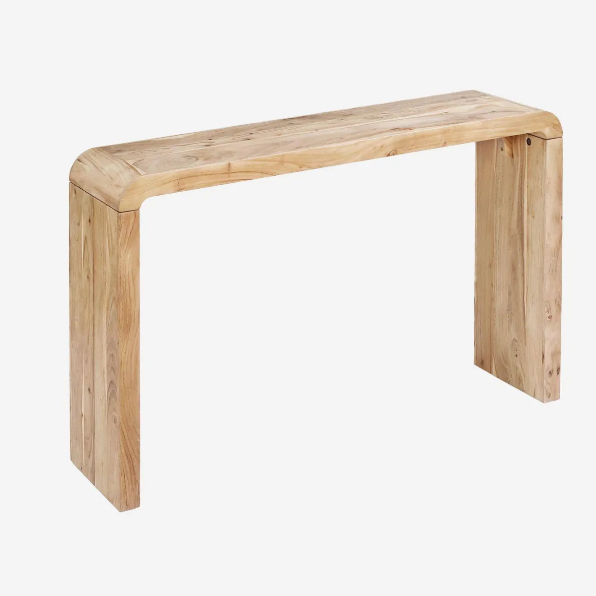 sweeek Consolle esotica in legno di acacia 120cm