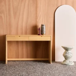sweeek Consolle in legno 2 cassetti, 120cm