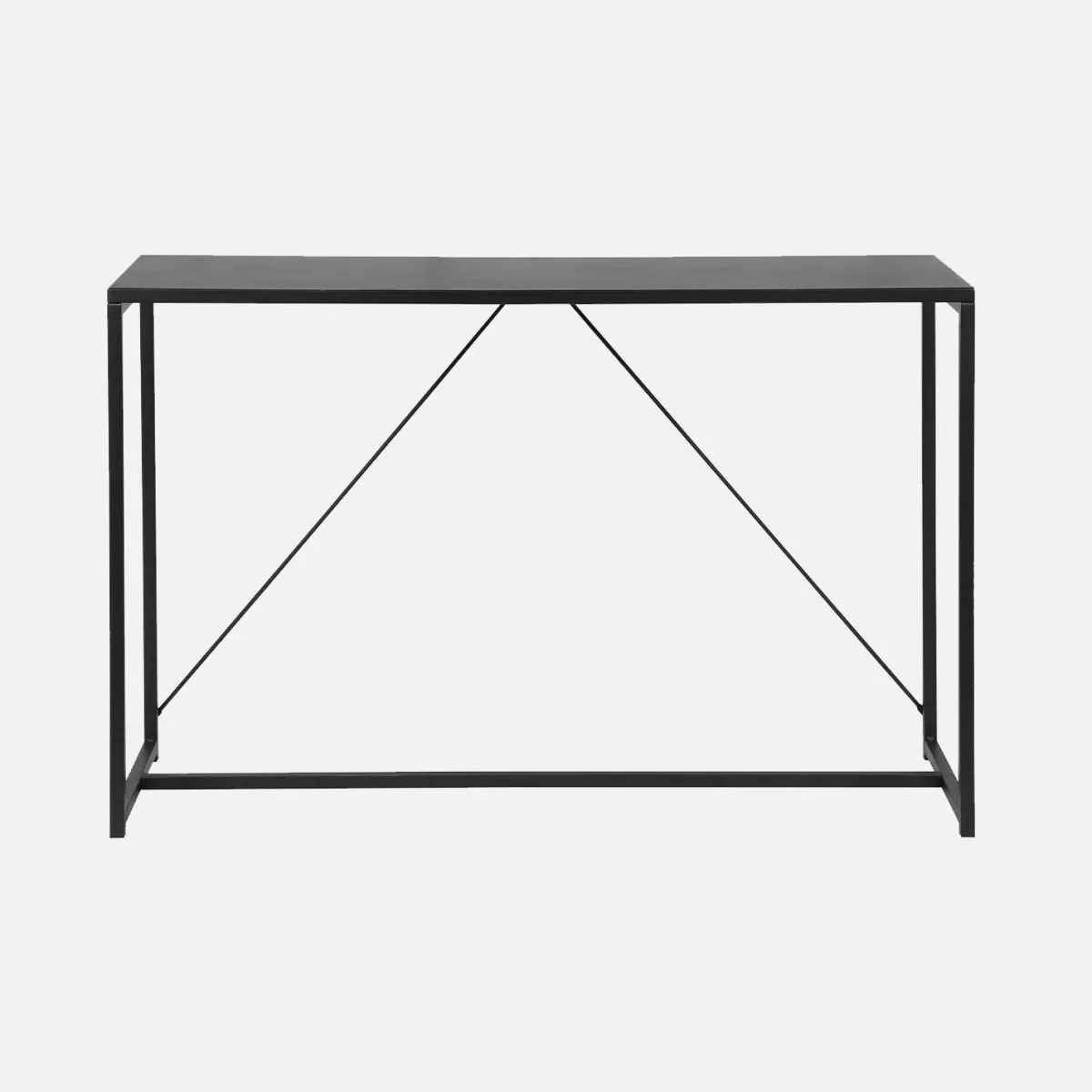 sweeek Consolle in metallo con barra di rinforzo, 120cm