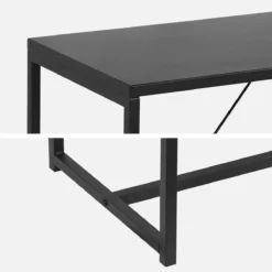 sweeek Consolle in metallo con barra di rinforzo, 120cm