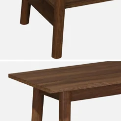 sweeek Consolle scandinava effetto legno di noce, 110cm