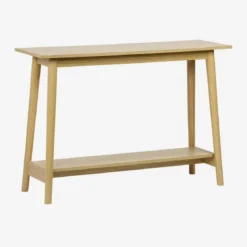 Consolle scandinava effetto legno di noce, 110cm