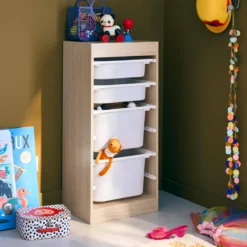 sweeek Contenitore per bambini con 4 contenitori