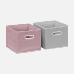 sweeek Contenitore per bambini con 4 cestini in velluto