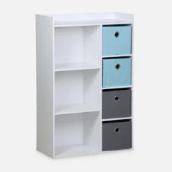 sweeek Contenitore per bambini con 4 cestini