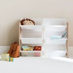 sweeek Contenitore per giocattoli con 6 scomparti