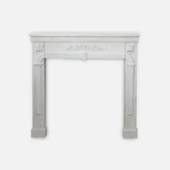 Cornice per caminetto effetto legno