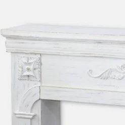Cornice per caminetto effetto legno