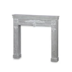 Cornice per caminetto effetto legno